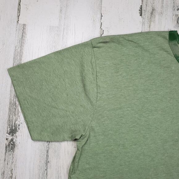 Bleach Dyed Here and Now Ringer Graphic T-Shirt Men's Size XL - Picture 3 of 9